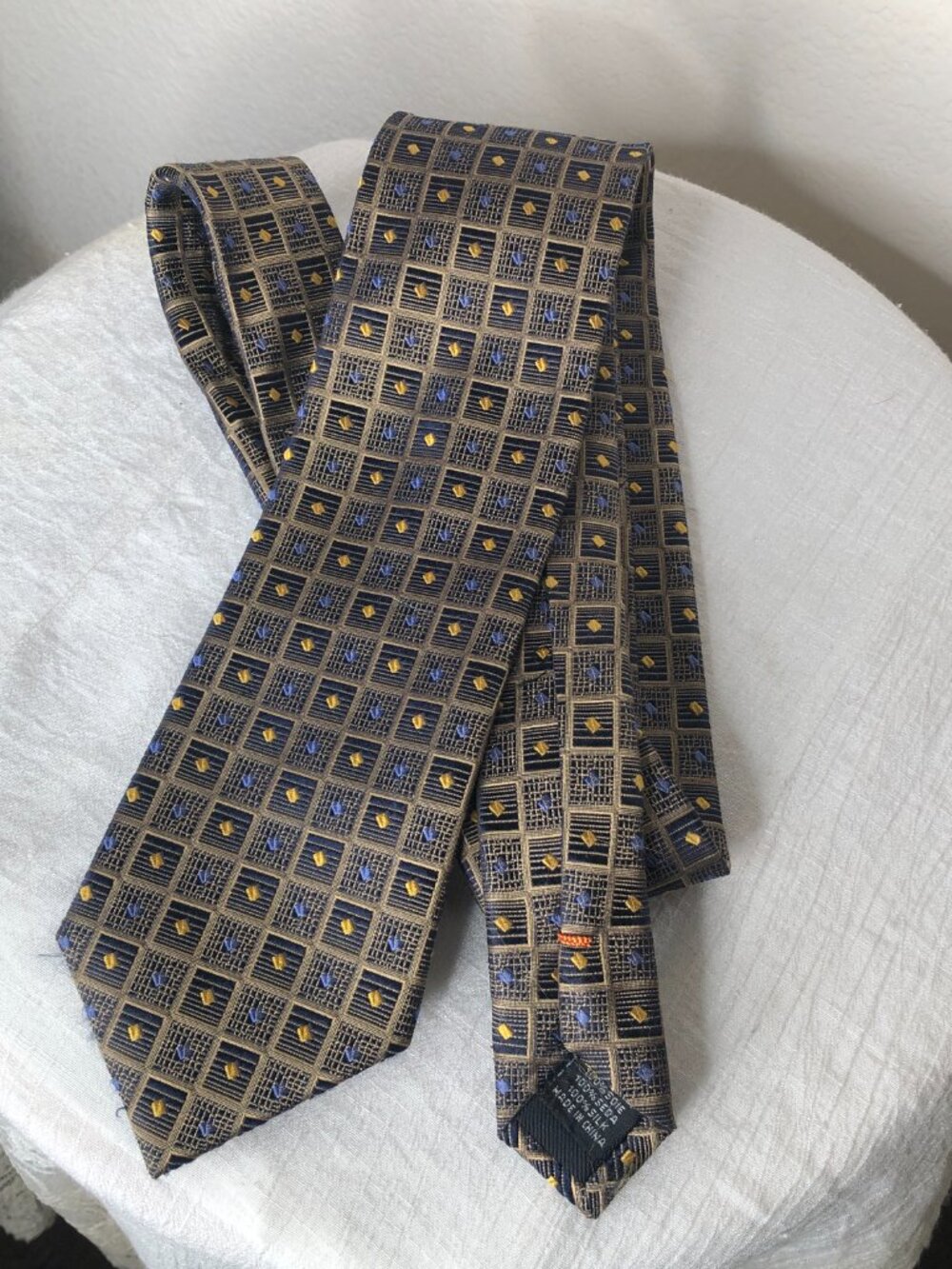 "Peacock" 100%‎ Silk Men's Neck Tie - Like New